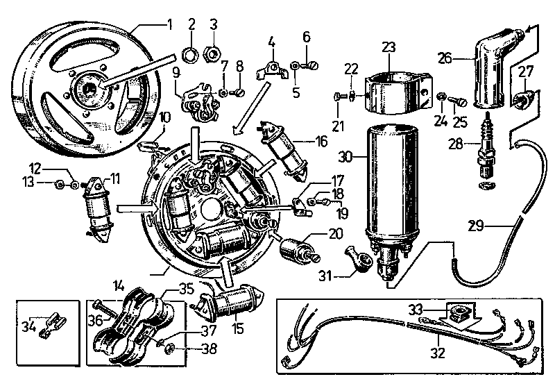 Schwunglichtprimärzündanlage Tafel 33